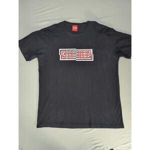 Full Send Black Graphic T-Shirt XL Logo Stripe Streetwear Skate Casual Tee